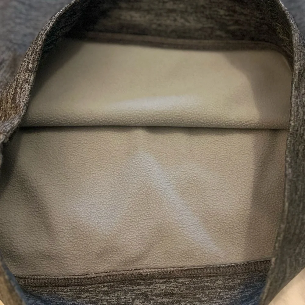 3/$19 Black and gray color block fleece lined long sleeve hoodie sweatshirt
